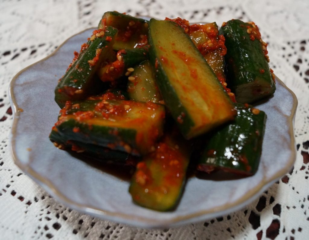 きゅうりのキムチ／Cucumber kimchi