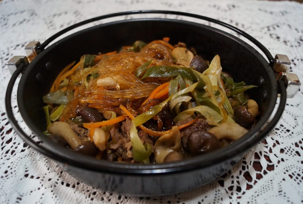 チャプチェ／Stir-fried vermicelli and vegetables